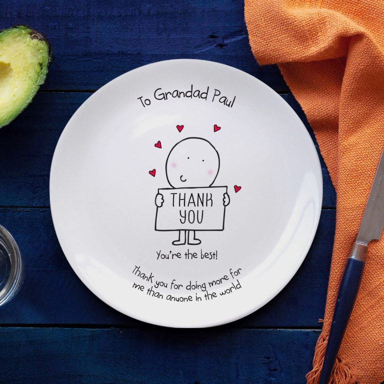 Personalised Chilli & Bubble’s Thank You Plate