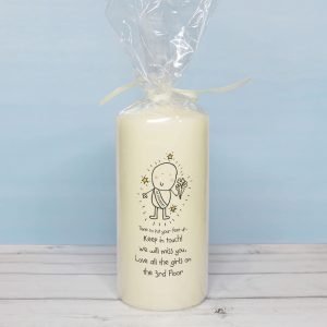 Personalised Chilli & Bubble’s Retirement Candle