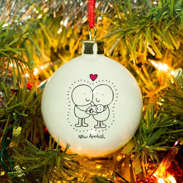 Personalised Chilli & Bubble’s New Baby Bauble