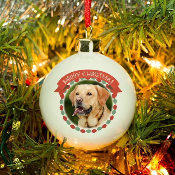 Personalised Merry Christmas Pet bauble