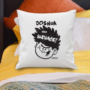 Personalised Beano Big Heads Dennis Cushion Cover