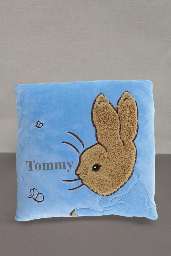 Personalised Peter Rabbit Cushion Cover