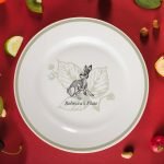 Personalised Watership Down 8″ Rimmed Plate – Fiver