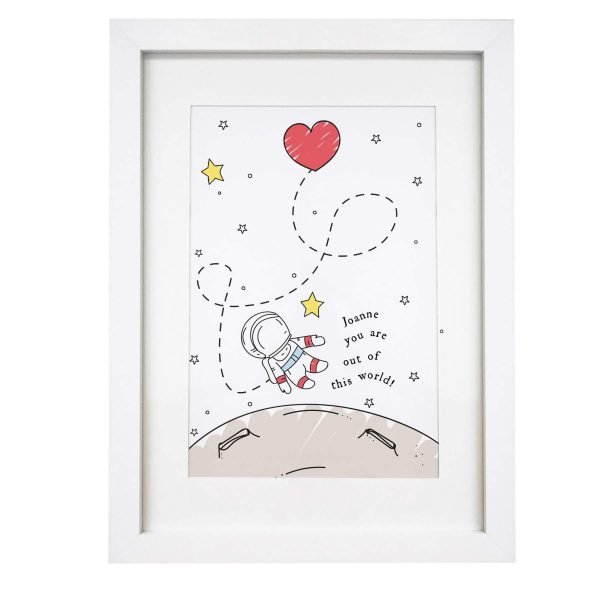 Personalised Out Of This World Framed Print