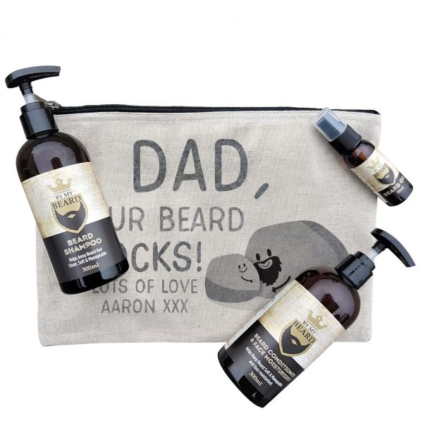 Personalised Your Beard Rocks Beard Kit