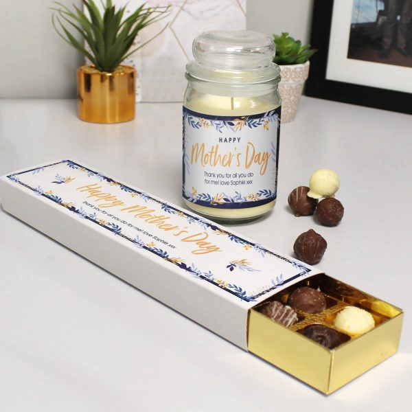 Personalised Happy Mother’s Day Candle Jar & Truffles