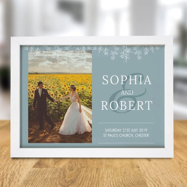 Personalised Photo Upload A4 Framed Print