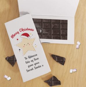 Personalised Dinosaur White Chocolate Card