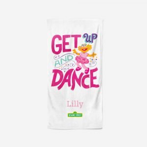 Personalised Get up and Dance Beach Towel