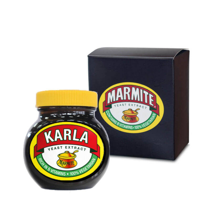 Personalised Marmite – Classic Jar with Gift Box