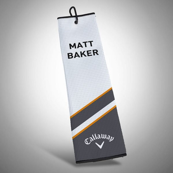 Personalised Callaway Golf Lumi 2.0 Tri-Fold Towel