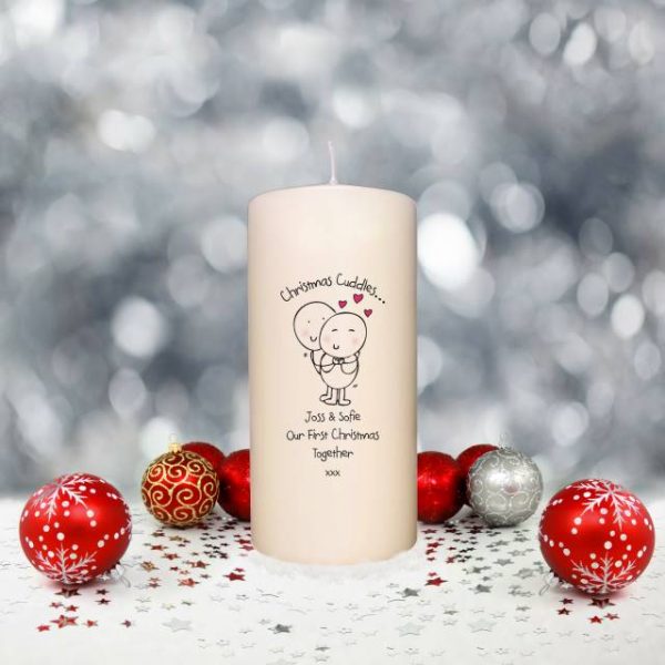 Personalised Chilli & Bubble’s Christmas Cuddles Candle