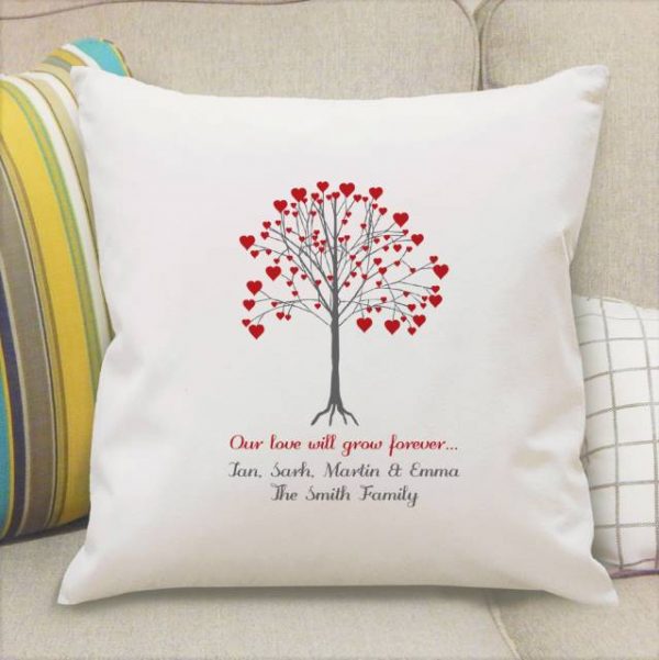 Personalised Family Tree Cushion Cover