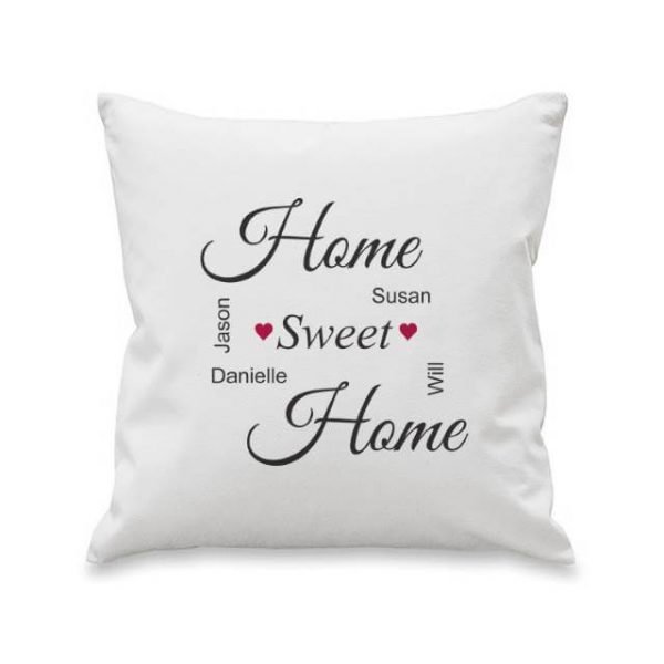 Personalised Home Sweet Home Cushion Cover