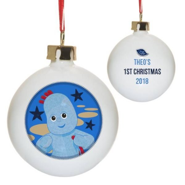 Personalised In The Night Garden Igglepiggle 1st Christmas Bauble