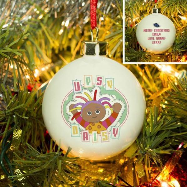 Personalised In The Night Garden Pastel Upsy Daisy Bauble