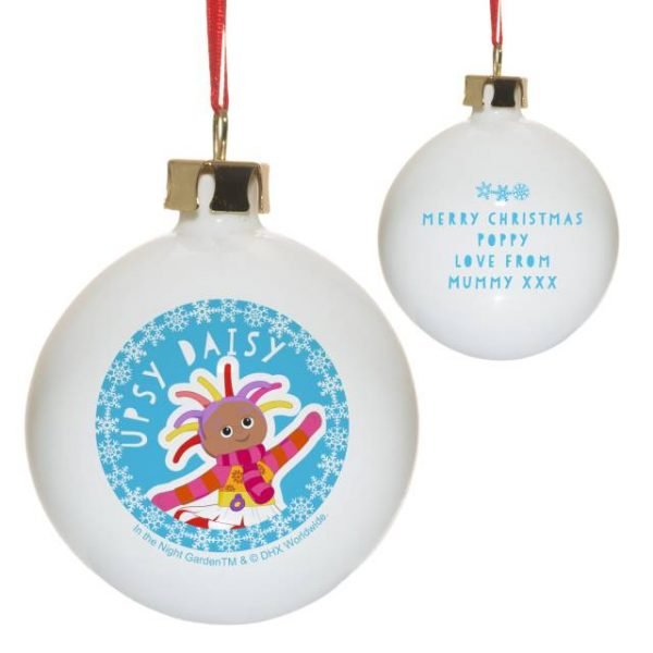 Personalised In The Night Garden Upsy Daisy Snowtime Bauble