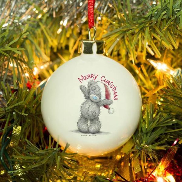 Personalised Me To You Merry Christmas Bauble