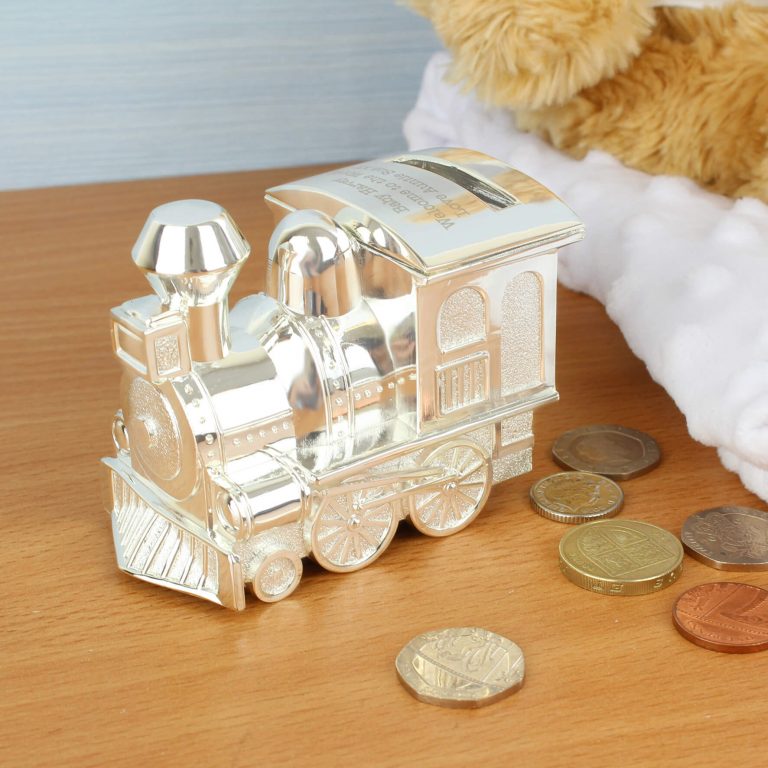Personalised Train Money Box