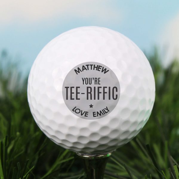 Personalised Golf Ball – Tee-riffic