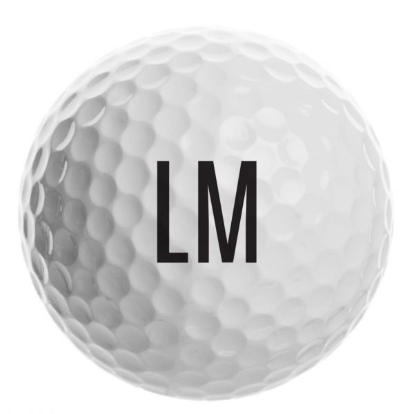 Personalised Golf Ball – Initials