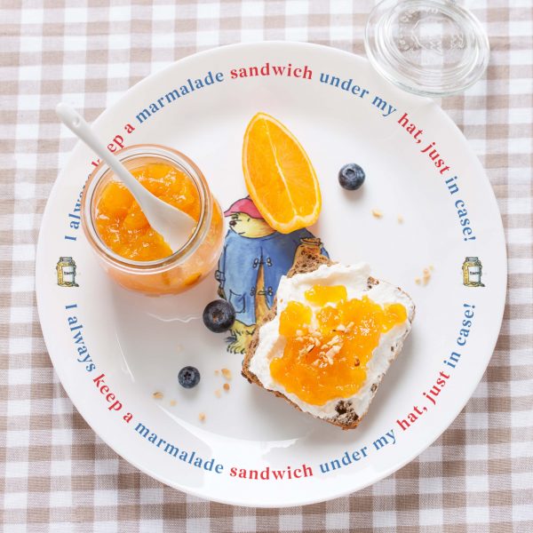 Personalised Paddington Bear Marmalade Sandwich 8″ Rimmed Plate