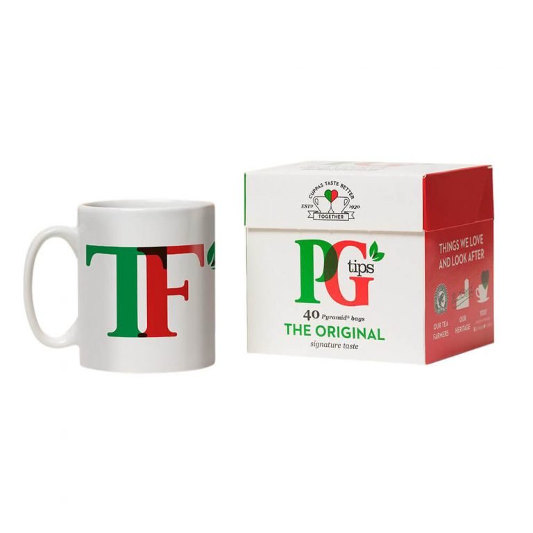 Personalised PG Tips Single Mug & Tea Set
