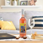 Personalised Colourful Birthday Photo Upload Bottle Of Rose Wine