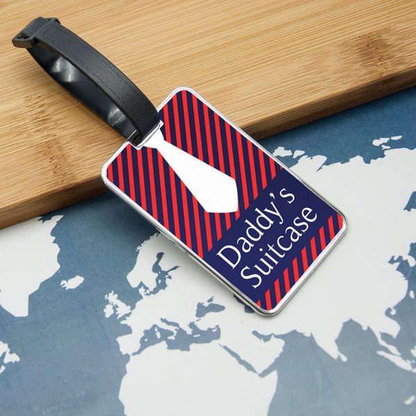 Personalised Gentlemen’s Shirt And Tie Luggage Tag