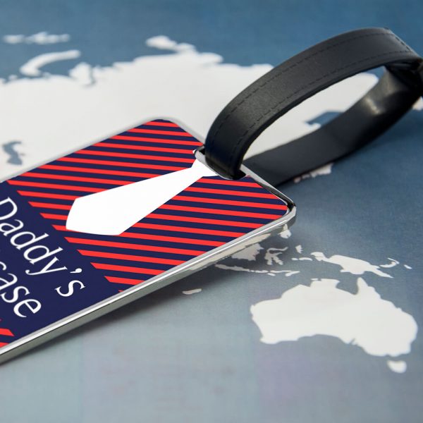 Personalised Gentlemen’s Shirt And Tie Luggage Tag