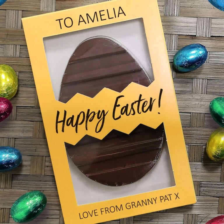 Personalised Letterbox Easter Egg – Free Text
