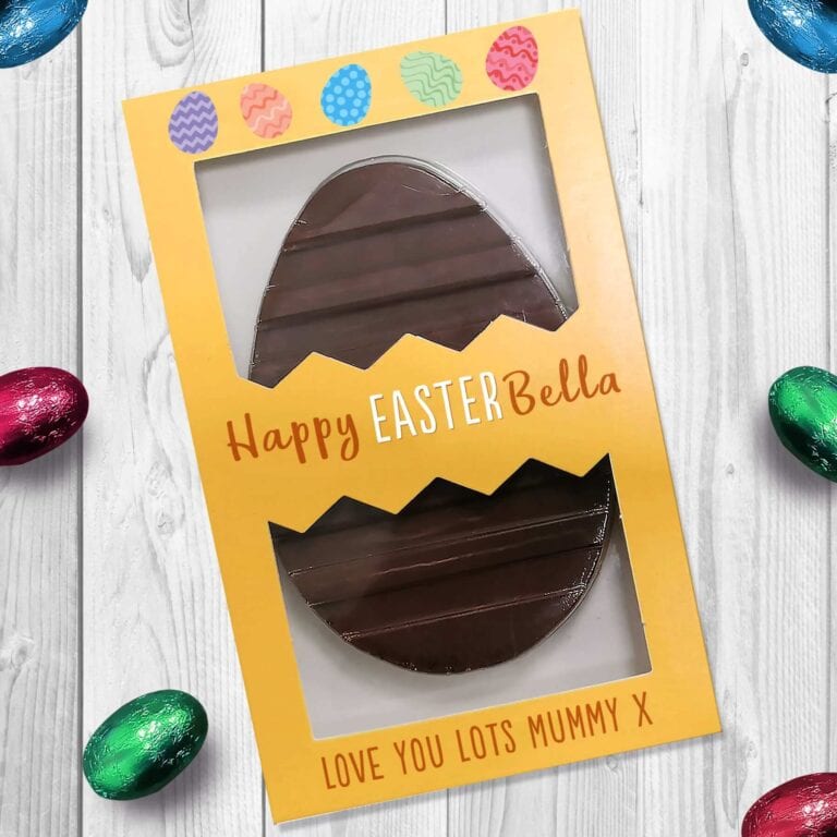 Personalised Letterbox Easter Egg – Happy Easter
