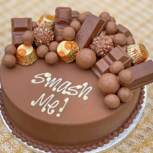 Personalised Chocoholics Smash Cake