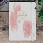 Personalised Blush Floral A5 Notebook