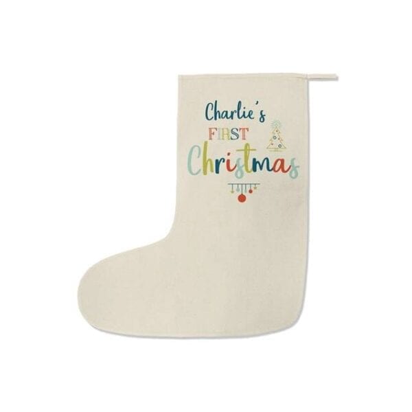 Personalised My First Christmas Stocking
