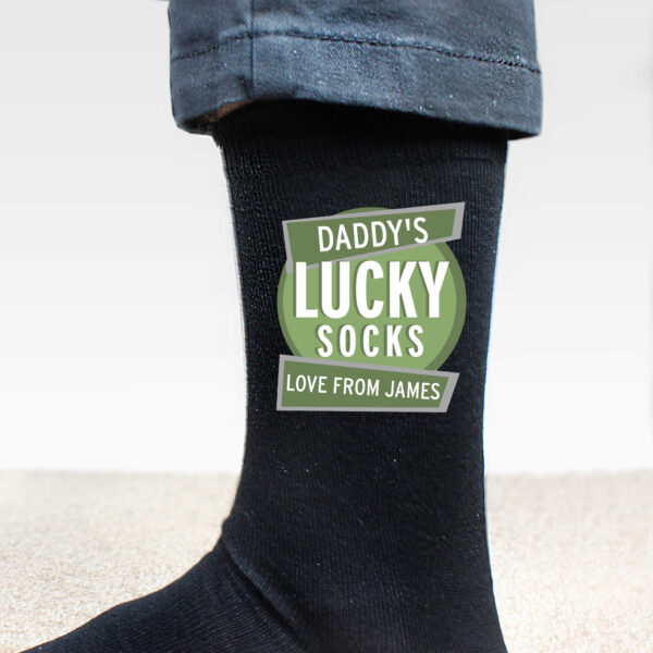 Personalised ‘Lucky Socks’ Mens Socks