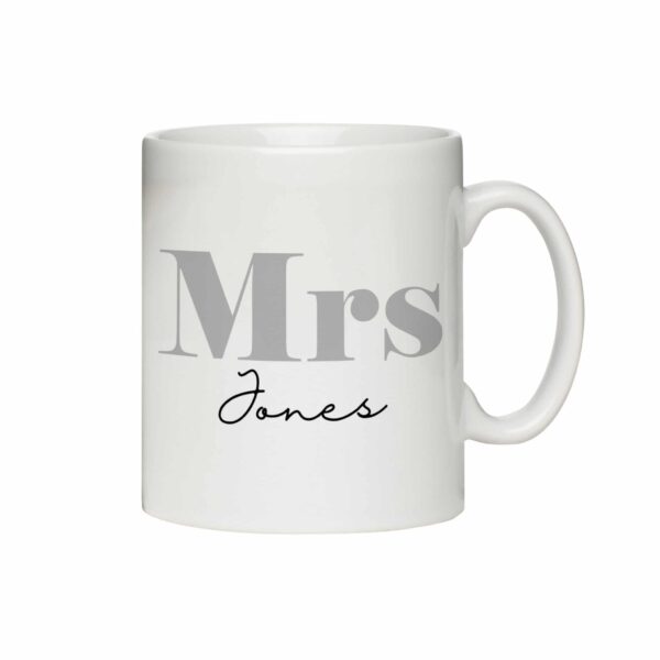 Personalised Mrs Mug