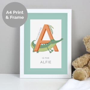 Personalised Adventure Is Out There Black Framed Print
