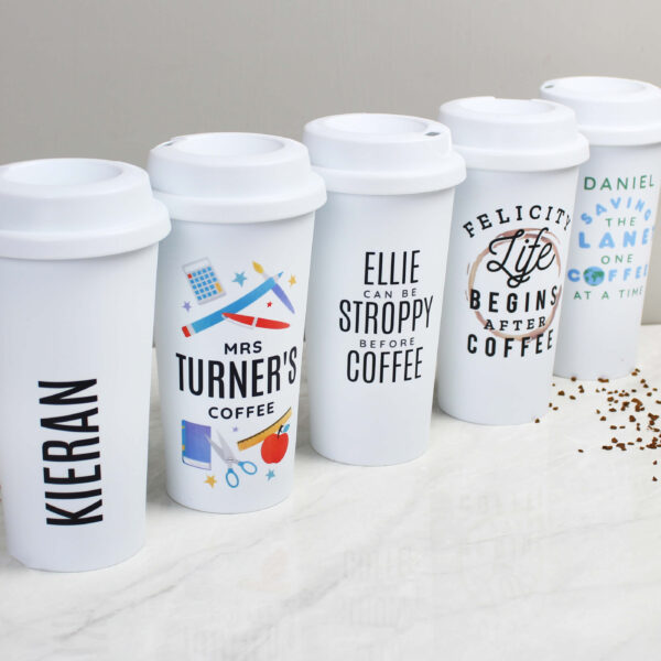 Personalised Any Name Insulated Eco Travel Cup