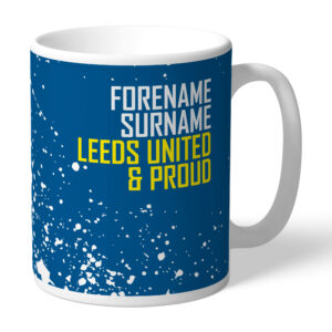 Personalised Leeds United Chequered Bar Runner