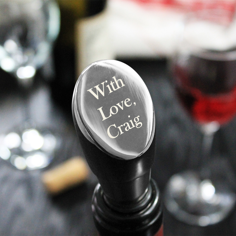 Personalised Bedford Wine Stopper