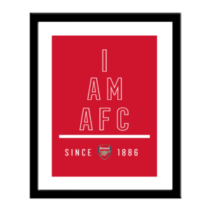 Personalised Arsenal FC I Am Print