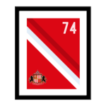 Personalised Sunderland FC Stripe Print