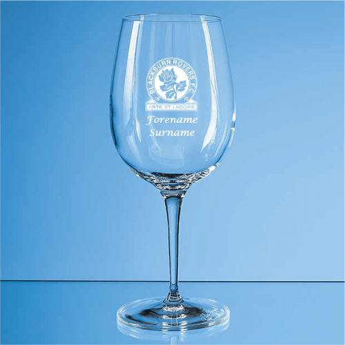 Personalised Blackburn Rovers FC Wine Glass