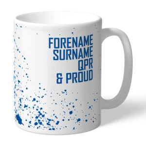 Personalised QPR FC Proud Mug