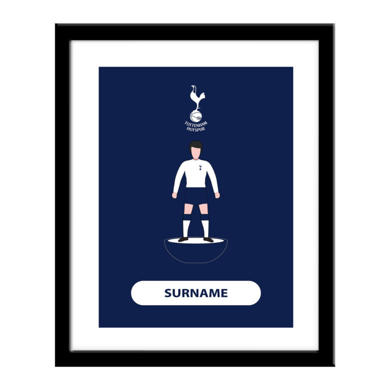 Personalised Tottenham Hotspur FC Player Figure Print