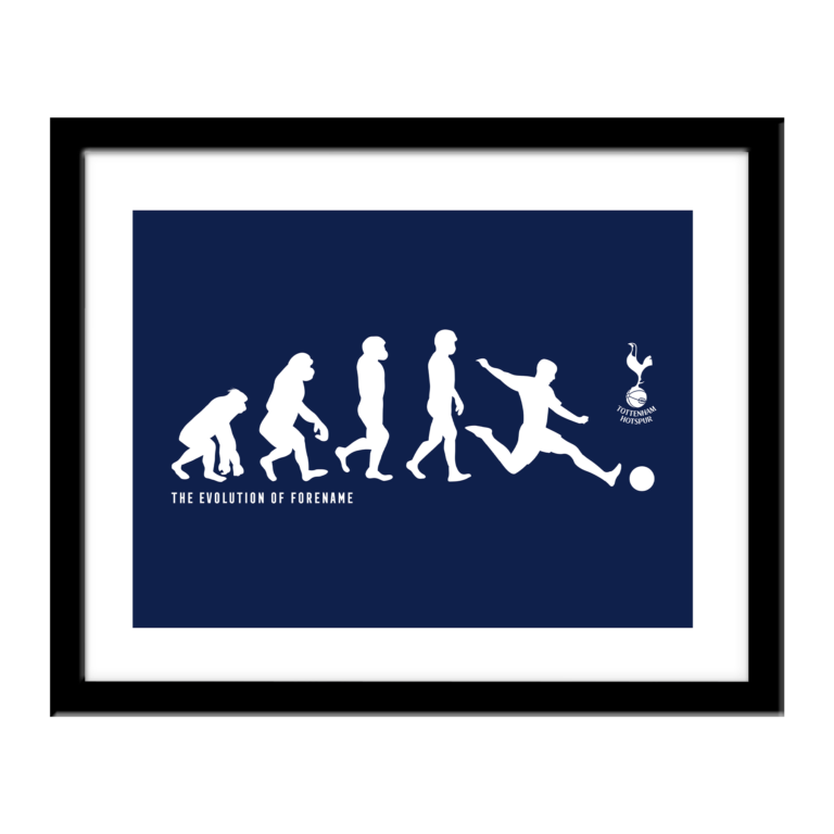 Personalised Tottenham Hotspur FC Evolution Print