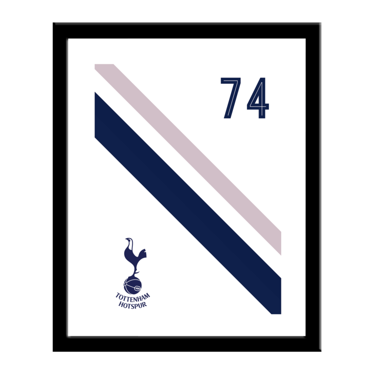 Personalised Tottenham Hotspur FC Stripe Print