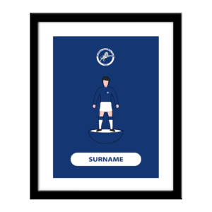 Personalised Millwall FC Player Figure Print