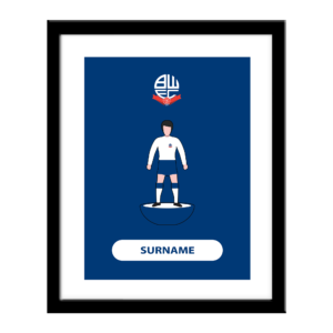 Personalised Bolton Wanderers FC Player Figure Print